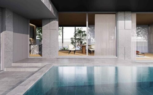 3 Bedroom Pool Villa For sale, a luxurious modern box-shaped pool villa With a simple and luxurious lifestyle