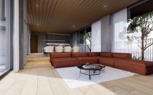 3 Bedroom Pool Villa For sale, a luxurious modern box-shaped pool villa With a simple and luxurious lifestyle