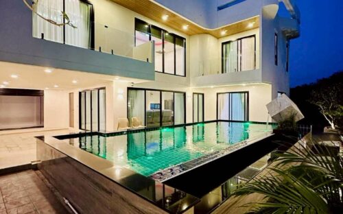 New Modern 4-Bed Pool Villa, Hang Dong – 290 sqm – 80,000 THB/mo