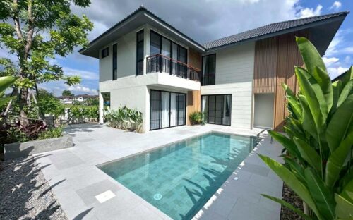 New 3-Bed Pool Villa, Kwan Wiang Village, Chiang Mai — 9.9M THB
